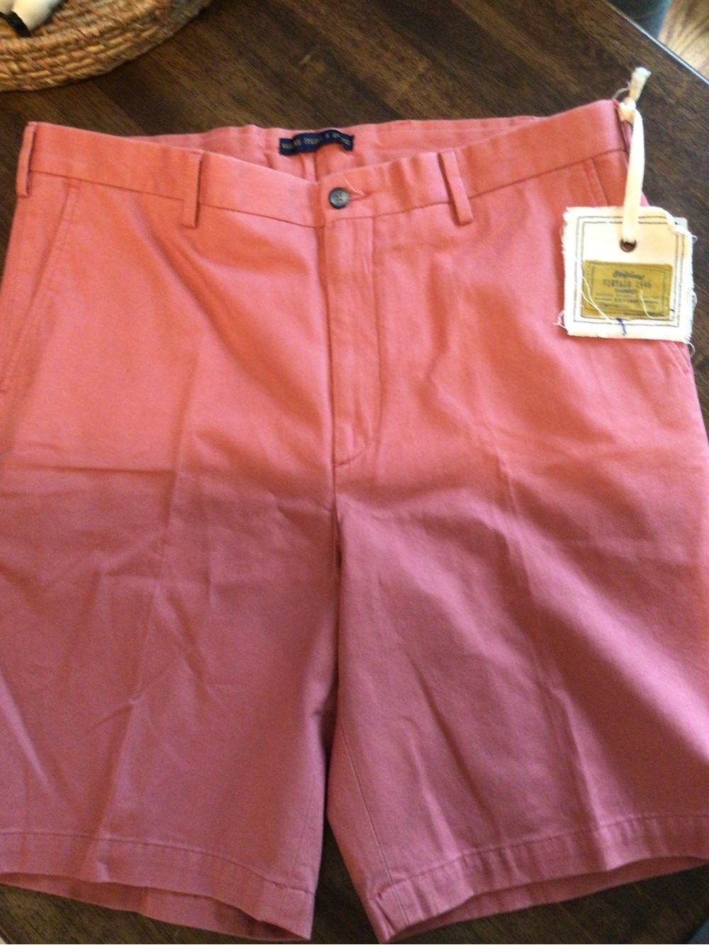VTG 1946 Classic Vintage Stretch Twill 9" Short NWT Color Charleston Brick